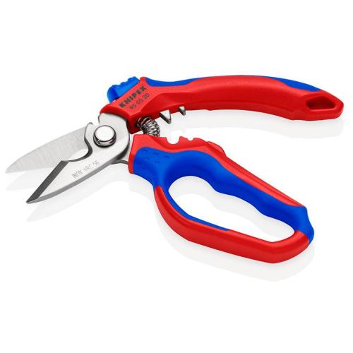 Knipex SB Angled Electricians Scissors / Shears Multi-component Grips 160mm 95 05 20